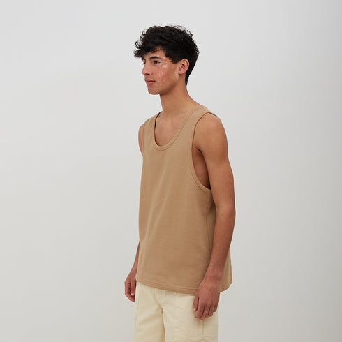 Sunflower Mesh Tank Top Khaki 2028 Degli Uberti